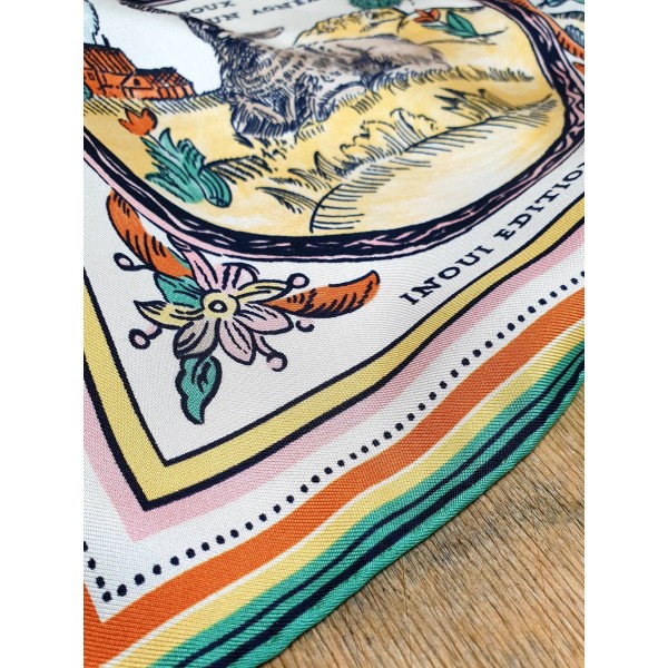 Inoui Editions šilko skara CHANCE INOUI MULTICO